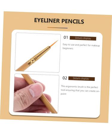 Beatifufu 1pcs Brush Tool. Eyeliner Pencil Double Ended Eyeliner Brush Brush Straight Bent Angled Brush - Buy Online on GoSupps.com