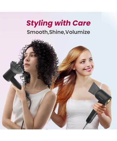 SuperFlow1 Fast Drying Hair Dryer - 500M Negative Ion Lightweight Low Noise with Diffuser & ShineRing - Buy Internationally - Buy Online on GoSupps.com