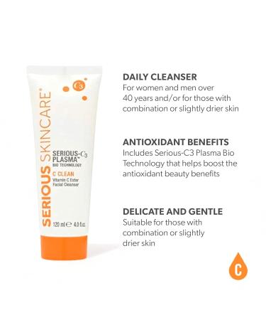 Serious Skincare C3 Plasma Night Trio - Night Cream Eye Treatment & Cleanser for Mature Dry Skin - Boost Radiance & Smoothness - Buy Online on GoSupps.com