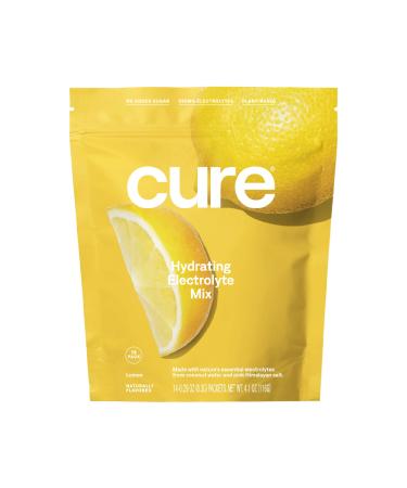 Cure Hydration Balancing Electrolyte Mix Main Squeeze Lemon 14 Individual Packs 0.29 oz (8.3 g) Each