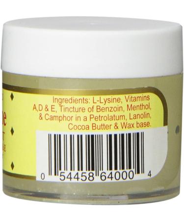 Basic Organics L-Lysine Lip Ointment 0.875 oz - Soothes and Heals Dry, Cracked Lips - Buy Online on GoSupps.com