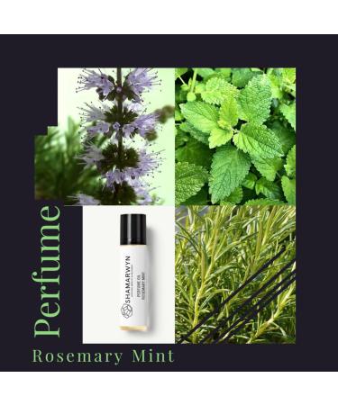 Rosemary Mint Perfume Oil Natural Organic Botanical Fragrance Pure Essential Oils Roll-On 10ml - Buy Online on GoSupps.com