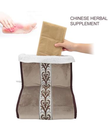 Refurbished Electrically Heated Foot Warmer Washable 5 Gears Temperature Control | Thermal Comfort in Silver Gray (EU 220V) - Buy Online on GoSupps.com
