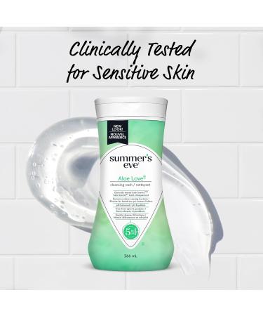 Summer's Eve Cleansing Wash Aloe Love Scent 266ml Aloe Vera 266 ml (Pack of 1) - Buy Online on GoSupps.com