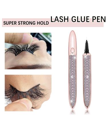 Clear Eyelash Glue Pen | Waterproof, Latex-Free & Long Lasting Adhesive | Sensitive Eyes Friendly | 0.353oz (1pcs Clear) - Buy Online on GoSupps.com