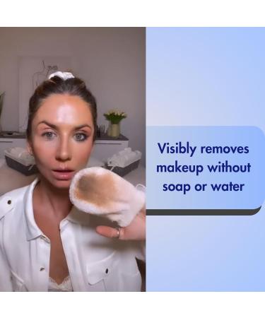 MicrodermaMitt Reusable Microfiber Makeup Remover Mitt - Effortlessly Erase Makeup Waterproof Mascara & Foundation with Just Water | Eco-Friendly & Dye-Free - Buy Online on GoSupps.com