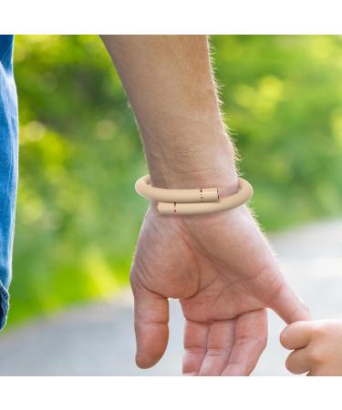 Buy DEET-Free Mosquito Bracelets for Adults & Kids | Insect Repellent Bands for Outdoor Activities - Pink (10 Replacement Cores - Buy Online on GoSupps.com