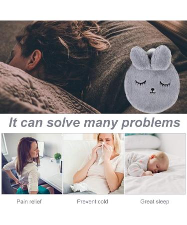 Rabbit Hot Water Bottle with Cover - Neck & Shoulder Pain Relief for Arthritis, Headaches - Hot & Cold Therapy - Buy Online on GoSupps.com