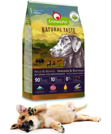 Granapet Natural Taste Wild & Buffalo Dog Food 12kg - Grain-Free Sugar-Free Formula for Adult Dogs - Buy Online on GoSupps.com