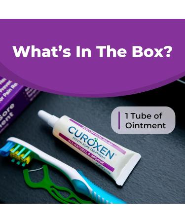 Mouth Sore Relief, Made with All-Natural Ingredients Including Olive Oil, Calendula, Beeswax, Clove Essential Oil, and Cinnamon Oil, Gluten-Free - 0.42 oz - Buy Online on GoSupps.com