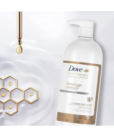 Dove Breakage Remedy Hair Conditioner 33.8 oz - Nutrient-Lock Serum for Damaged Hair - Buy Online on GoSupps.com