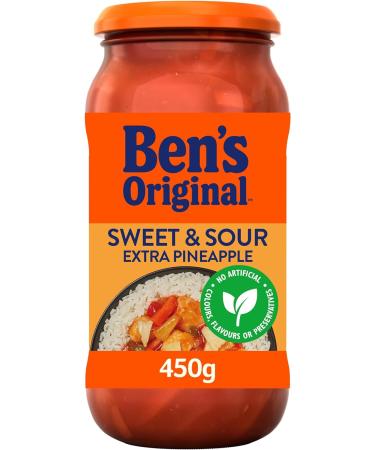 Ben's Original Sweet & Sour Extra Pineapple Sauce 450g - Authentic Flavors with a Tangy Twist - Buy Online on GoSupps.com
