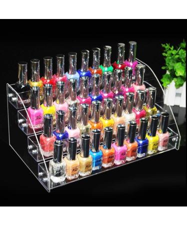  Fyearfly Fyearfly Nail Polish Display Stand Makeup Display Stand Transparent Acrylic Durable 6 Types to Choose From (Five Layers) - Buy Online on GoSupps.com
