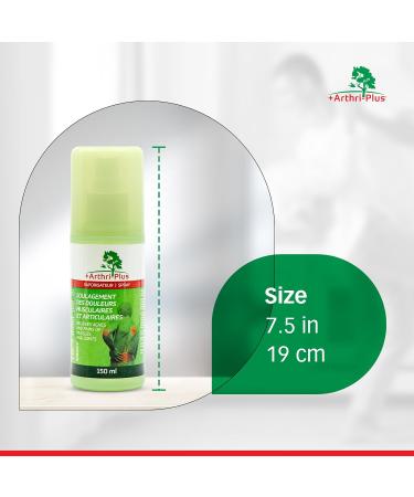 ARTHRI-PLUS Natural Pain Relief Spray - Long Lasting Topical Pain Reliever - Backache Headache Arthritis Muscle and Joint Relief (Spray (pack of 2)) - Buy Online on GoSupps.com