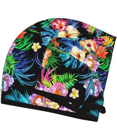 Buy Colorful Flowers Hair Towel Wrap - Quick-Drying Towel Turban for Effortless Hair Care - Buy Online on GoSupps.com