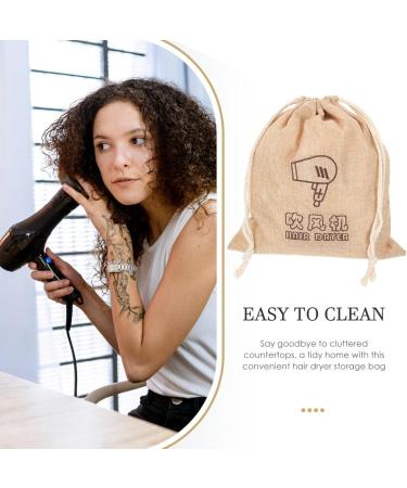 LALAFINA 2pcs Travel Supplies Travel Stuff Drawstring Storage Bag Velvet Bag Hair Dryer Travel Bag - Buy Online on GoSupps.com