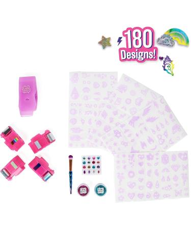 Shimmer Me Body Art Kit: Cool Maker with 4 Metallic Foils and 180 Designs - Temporary Tattoo Kids Toys, Ages 8 - Buy Online on GoSupps.com