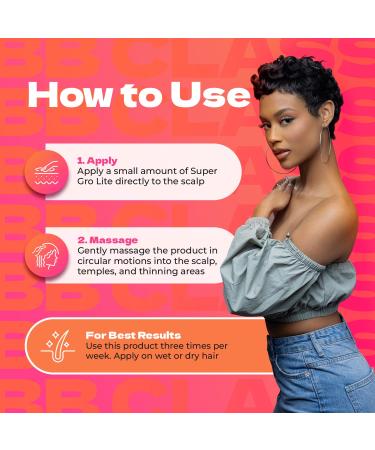 Bronner Bros Super Gro Lite Hair Growth Treatment - 6oz for Dry Itchy Scalp | Reduces Breakage Strengthens Hair & Hydrates with Keratin Vitamin E Sage & Coconut Oil - Buy Online on GoSupps.com