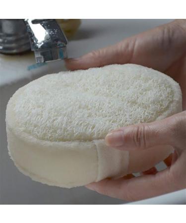 Pasdd 1PC Loofah Pad - 100% Natural Eco-Friendly Bathing Sponge for Spa Body Brush & Gentle Exfoliation - Buy Online on GoSupps.com