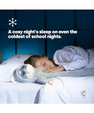 LIVIVO Large Hot Water Bottle with Sloth Microfiber Fleece Cover - 2L, Quick Heat for Comforting Pain Relief - Buy Online on GoSupps.com