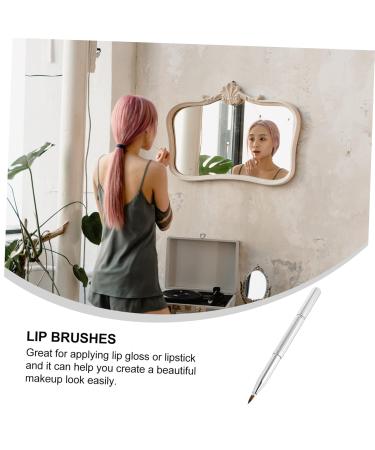 FRCOLOR Retractable Travel Makeup Brushes Set - Concealer Lip Brush & Lip Balm Applicator for Flawless Beauty International Shipping  - Buy Online on GoSupps.com