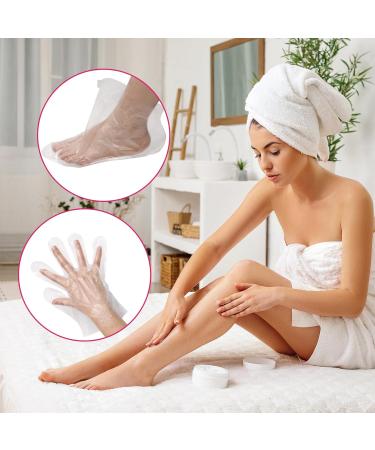Lot de 200 doublures jetables en cire de paraffine pour pieds et mains sacs en plastique pour les mains et les pieds th rapie la cire chaude - Buy Online on GoSupps.com