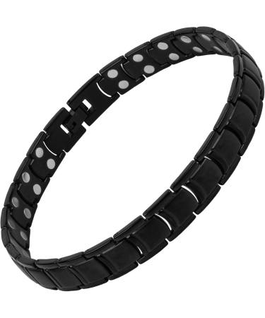 MagnetRX Ultra Strong Magnetic Anklet for Men | Titanium Magnetic Anklet (Black) - Shop Now! - Buy Online on GoSupps.com