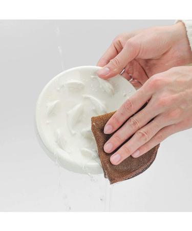 ComSaf Slow Feeder Bowl for Cats and Puppies - White | Anti-Gulping Bloat Stop Cat Food Bowl for Slow Eating - Buy Online on GoSupps.com