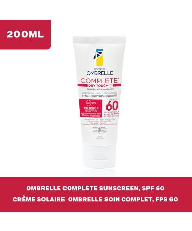 Garnier Ombrelle Kids Sunscreen Lotion SPF 60 Hypoallergenic Water & Sweat Resistant Fragance Fee 200mL & Ombrelle Sunscreen Complete Body Lotion SPF 60 200 mL- Sensitive Advanced - Buy Online on GoSupps.com