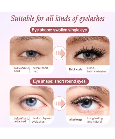 Premium Eyelash Curler Combo Set | Wide-Angle & Partial Curlers 2 Silicone Pads 24-Hour Curling International Shipping Available - Buy Online on GoSupps.com
