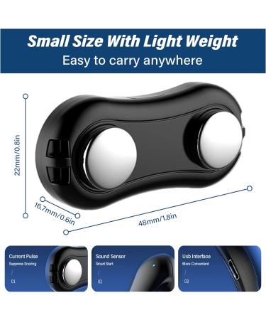DZKJ Smart Adjustable Snoring Stopper | Electric, USB Rechargeable Snore Solution - Improve Nose Breathing and Sleep Quality - Buy Online on GoSupps.com