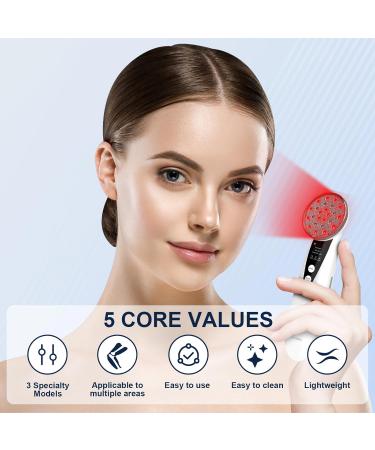 Sthmolepy Handheld Red Light Lamp Near Infrared Light for Body Portable LED Red Light Wand with 660nm & 850nm at Home Use - Buy Online on GoSupps.com