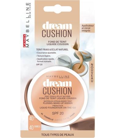 Maybelline New York Dream Cushion Liquid Foundation 40 Cinnamon 14.5g - Buy Online on GoSupps.com