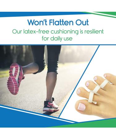 ViveSole Hammer Toe Straightener - 4pcs Corrector Gels - Toe Support Crest for Men & Women - Bunion Foot Relief - Feet Alignment & Toes Correction - Buy Online on GoSupps.com