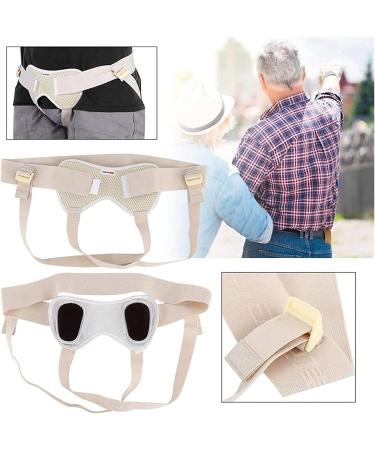 Samnuerly Adjustable Inguinal Hernia Belt - Groin Support for Adult & Elderly | Hernia Surgery Treatment - Buy Online on GoSupps.com