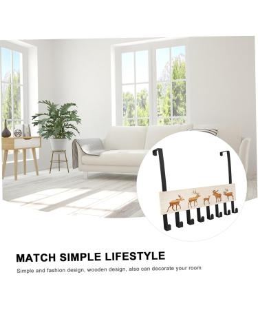 OFFSCH 1pc Solid Wood Door Hook Towel Hooks Coat Rack Stand Holiday Door Hooks Door Hanger Clothing Jacket - Buy Online on GoSupps.com