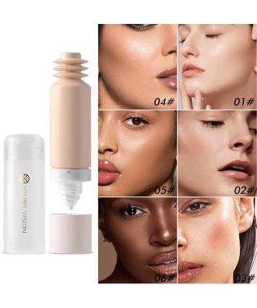 Long wear Liquid Foundation - Unique Downward Dispensing Design Smooth Texture Quick Drying Formula Lightweight & Bright Finish Ideal Base de Maquillaje for Flawless Skin (#01 1.35fl.oz./40ml) 40 ml (Pack of 1) #01 - Buy Online on GoSupps.com