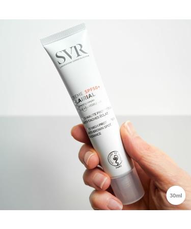 SVR CLAIRIAL Face Sun Cream SPF 50+ for Daily UV Anti-Aging Hyperpigmentation Treatment - Face Neck Hands Decollet . Protects from UVA UVB Blue + Violet Light Damage 40ml - Buy Online on GoSupps.com