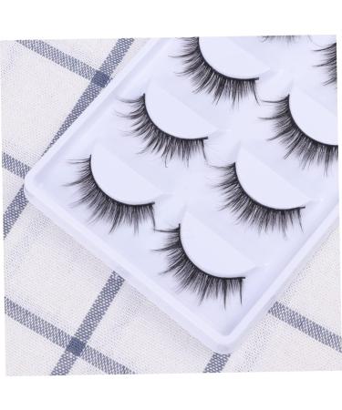 minkissy 80 Pairs Lashes Natural False Lashes Fake Eyelash Dense Eyelash Eyelashes 3d Cross - Buy Online on GoSupps.com