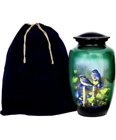 HLC URNS Lovely Humming Bird Adult Cremation Urn for Human Ashes - Adult Funeral Urn Handcrafted - Affordable Urn for Ashes (Adult (200 lbs) 10.5 x 6 Lovely Humming Bird Cremation Urn) - Buy Online on GoSupps.com