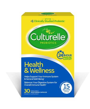 Culturelle Health & Wellness Immune Support  30 Once Daily Vegetarian Capsules