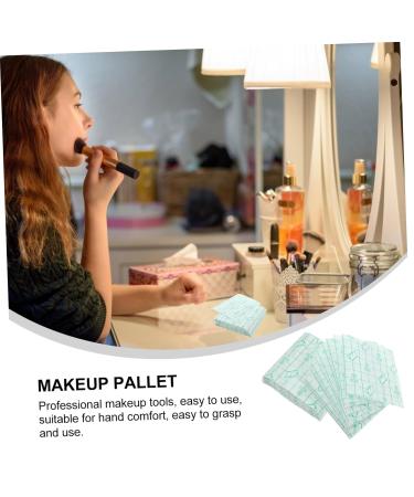 Buy NOLITOY 100pcs Adhesive Makeup Hand Palette - Disposable Clear Hand Held Blender & Mixer for Professionals | Waterproof & Breathable - Buy Online on GoSupps.com