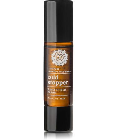 Woolzies Cold Stopper Essential Oil Blend - 10 ML Roll-on & Dropper for Skin & Body | Dual Use Design for Diffusing & Relief - Buy Online on GoSupps.com