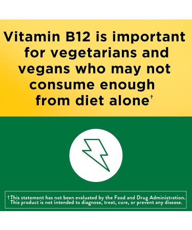 Nature Made Vitamin B12 1000 mcg Sublingual Supplement - 150 Micro-Lozenges for Energy Metabolism Support, 150 Day Supply - Buy Online on GoSupps.com