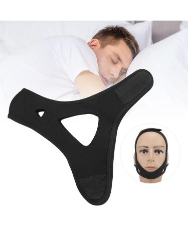 Anti Snoring Chin Strap for People Who Snore - Adjustable & Comfortable (Black) - Buy Online on GoSupps.com