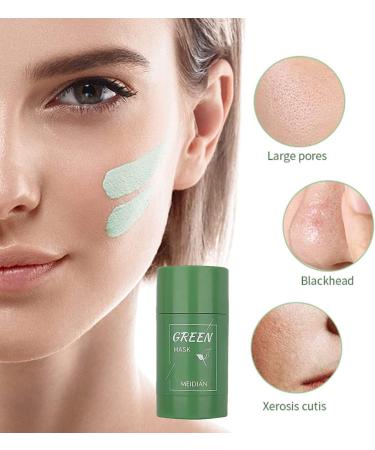 REPWEY Oneews Green Tea Deep Cleanse MaskOneews Green Tea MaskCleansing Green Tea Mask Clay Stick Oil Control AntiAcne Skin CareGreen Tea Mask Stick Blackhead Remover 3 pcs - Buy Online on GoSupps.com