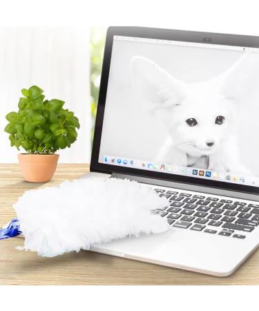 EKSMA Disposable Duster Kit - Short Handle Cleaning Brush with 30 Count Duster Refills Efficient Blue and White Dust Lock Technology - Buy Online on GoSupps.com