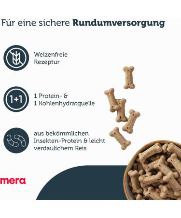 Mera Pure Sensitive Goody Snack Insect Refill Pack 500g - Healthy Gluten-Free Dog Treats for Sensitive Dogs Training & Rewards - Buy Online on GoSupps.com