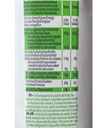 Nu Smoothie Juice - Smoothie - Made in France - Nu Blended Smoothie Juices - Drinks - Strawberry Banana - 1 x 330ml - Buy Online on GoSupps.com