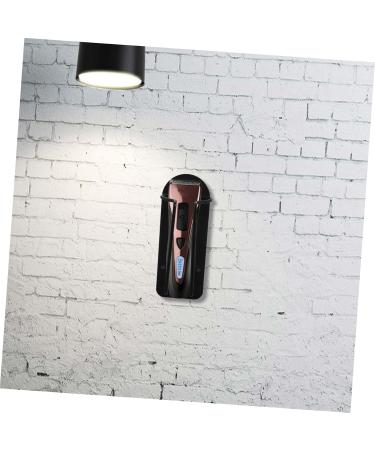 Angoily Clipper Stand | Wall-Mounted Stainless Steel Hair Clipper Organizer for Barbers | Sleek Black Design | 12.5x6cm - Buy Online on GoSupps.com